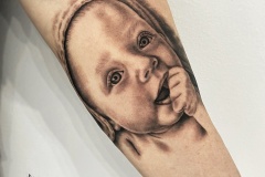 Baby Portrait by Zindy Ink